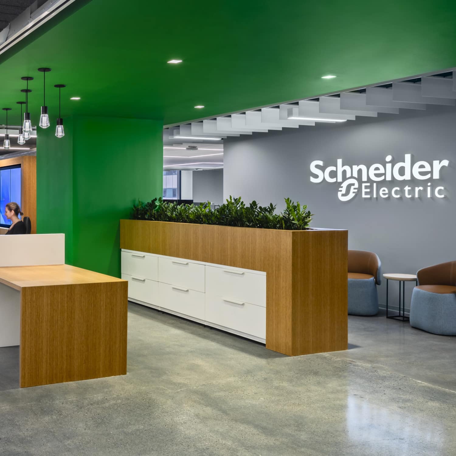 Schneider Electric office lobby